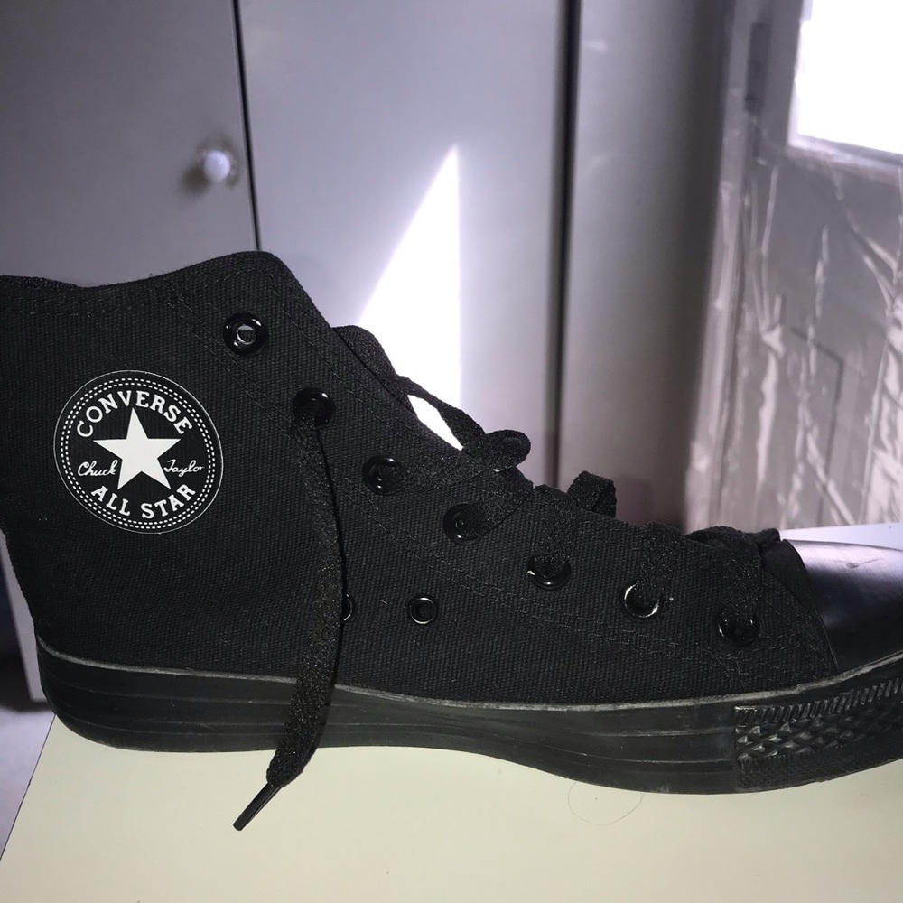 Converse black sneakers